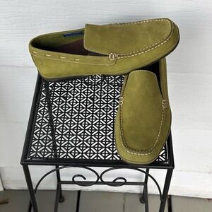 Rockport Loafer Slip On Shoes Mens 10M Colrain Green Nubuck Washable Casual NEW‎ Rockport Oaklawn Park Penny Moccasin Loafer Shoe - Caramel  main image 3